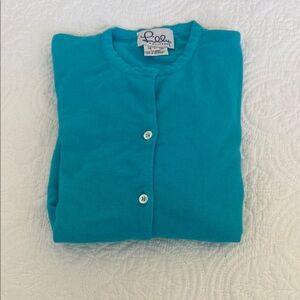 Lilly Pulitzer Turquoise Cardigan